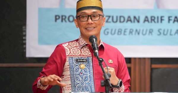 Pj Gubernur Zudan Kukuhkan 4 Pjs Kepala Daerah di Sulsel
