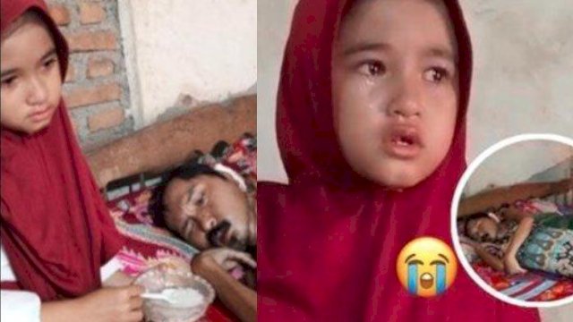 Ingat Alika Bocah Penjual Sayur? Ayahnya yang Sakit Kanker Meninggal Dunia, Kini Hidup Sebatang Kara