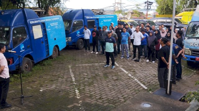 Gelar Apel Perdana dan Kerja Bakti Awal Tahun 2025, Kadis Kominfo Parepare Pesan Jaga Kekompakan