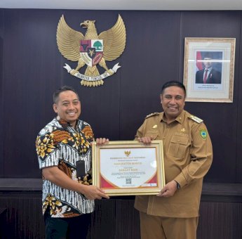 Bupati Maros Chaidir Syam Raih Penghargaan Dari Kementerian Investasi dan Hilirisasi