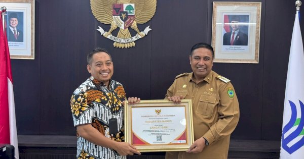 Bupati Maros Chaidir Syam Raih Penghargaan Dari Kementerian Investasi dan Hilirisasi