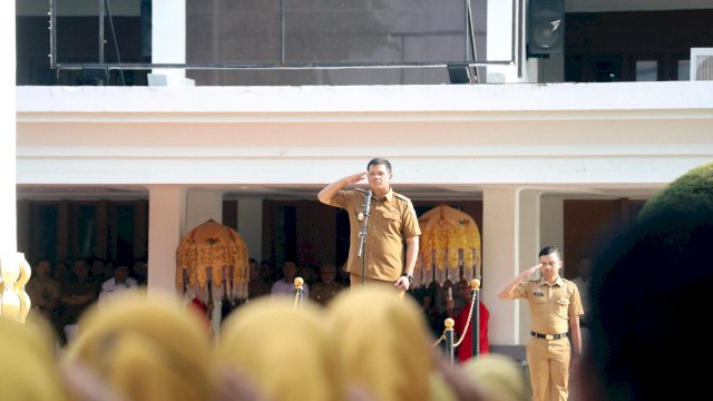 Pimpin Apel, Bupati Bantaeng Uji Nurdin Minta Jajarannya Satukan Visi Misi