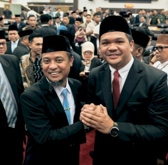 Hadiri Sertijab Gubernur Sulsel, Bupati Bantaeng Uji Nurdin Siap Dukung Program Andi Sudirman