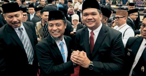 Hadiri Sertijab Gubernur Sulsel, Bupati Bantaeng Uji Nurdin Siap Dukung Program Andi Sudirman
