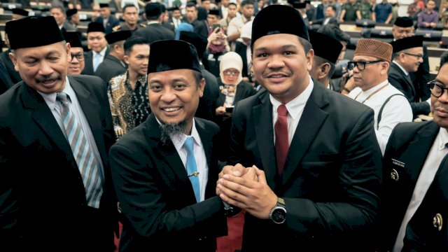 Hadiri Sertijab Gubernur Sulsel, Bupati Bantaeng Uji Nurdin Siap Dukung Program Andi Sudirman