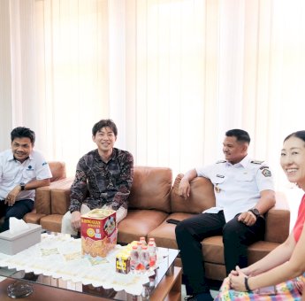 Bupati Bantaeng Uji Nurdin Temui Penyedia Pengiriman Tenaga Kerja Dari Jepang