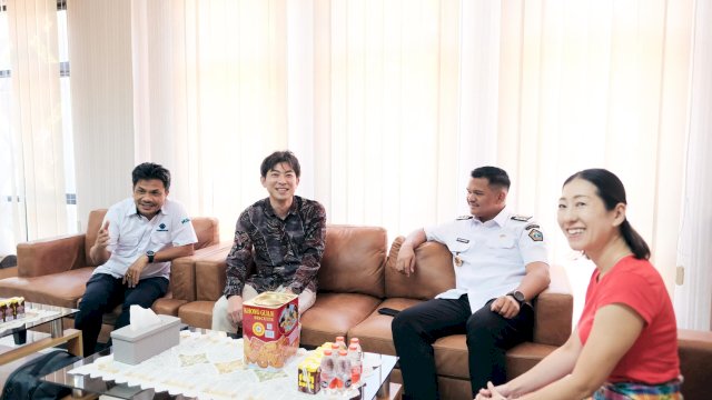 Bupati Bantaeng Uji Nurdin Temui Penyedia Pengiriman Tenaga Kerja Dari Jepang