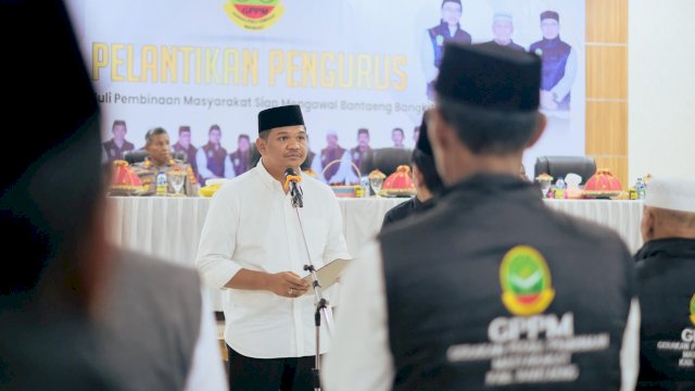 Bupati Bantaeng Uji Nurdin Minta GPPM Kawal Program Prioritas Pemda