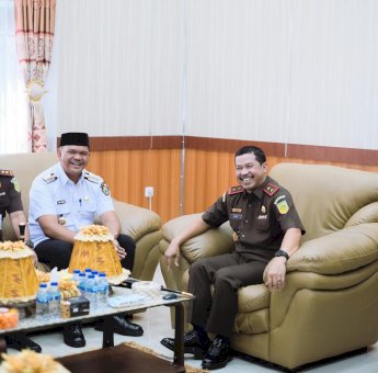 Bupati Bantaeng Uji Nurdin Terima Kunker Kejati Sulsel Agus Salim