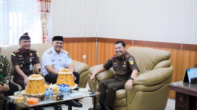 Bupati Bantaeng Uji Nurdin Terima Kunker Kejati Sulsel Agus Salim