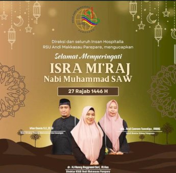 Peringatan Isra&rsquo; Mi&rsquo;raj: RSUD Andi Makkasau Parepare Perkuat Kebersamaan dalam Melayani Masyarakat