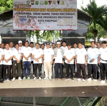 Digelar Terbuka Libatkan Tokoh Masyarakat, Wawali Parepare Apresiasi Coffee Morning Pemkot-Forkopimda