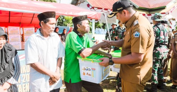 Program TMMD Bangun Embung, Bupati Bantaeng: Bukti Nyata TNI Untuk Rakyat