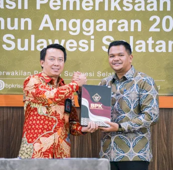Diterima Bupati Uji Nurdin, Pemkab Bantaeng Terima Penghargaan WTP 10 Tahun Berturut-turut