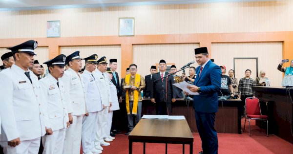 Lantik 64 Pejabat, Bupati Bantaeng: Kinerja Kalian Dipantau Masyarakat