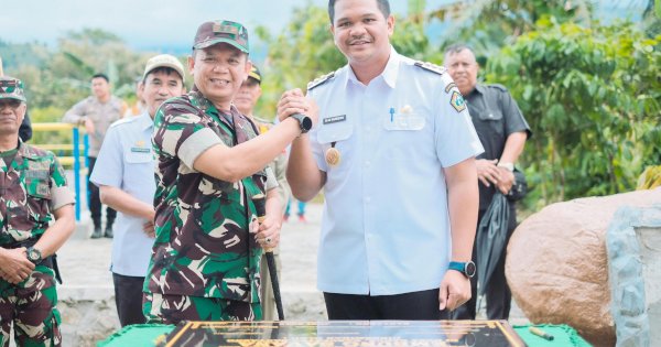 Embung Savana Desa Barua Resmi Beroperasi, Bupati Uji Apresiasi TMMD Kodim 1410 Bantaeng