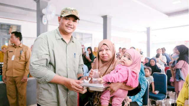 Bupati Bantaeng Uji Nurdin Salurkan MBG untuk Ibu Hamil, Laktasi dan Anak Balita