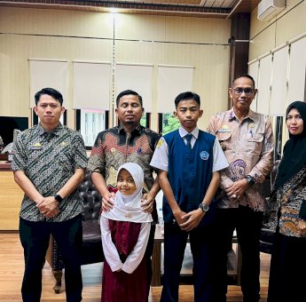 Peduli Pelestarian Bahasa Daerah, Wali Kota Parepare Lepas Tiga Pelajar Wakili Sulsel di FTBI Nasional