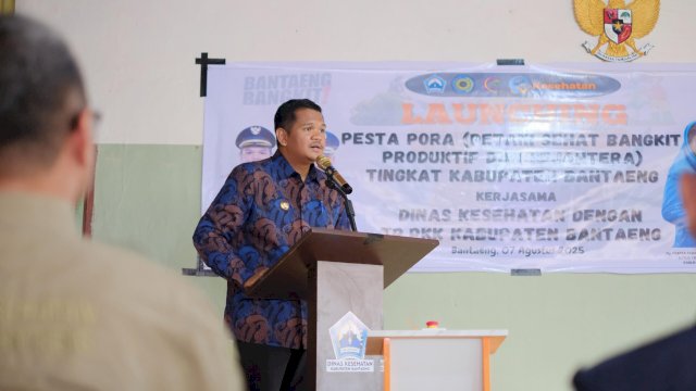 Bupati Bantaeng Luncurkan Pesta Pora, Inovasi Untuk Lindungi Kesehatan dan Keamanan Para Petani