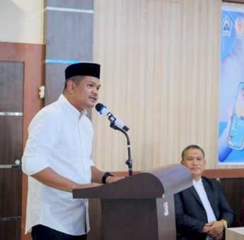 KONI Bantaeng Luncurkan Aplikasi Obor, Bupati Uji Nurdin Apresiasi