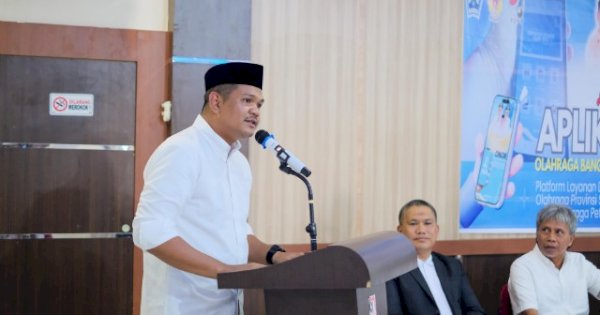 KONI Bantaeng Luncurkan Aplikasi Obor, Bupati Uji Nurdin Apresiasi