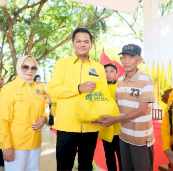Dibuka Bupati Uji Nurdin, Golkar Bantaeng Gelar Pasar Murah Sambut Hari Jadi 61 Tahun
