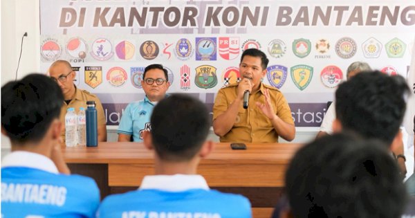 Lepas Kontingen Cabor Futsal, Bupati Uji Nurdin Yakin Bantaeng Lolos Babak Kualfikasi